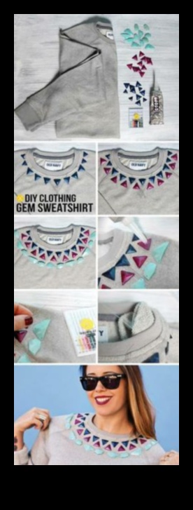 زينة الملابس سهلة الصنع 3 زينة الملابس التي تصنعها بنفسك: الخرز والترتر وما بعده