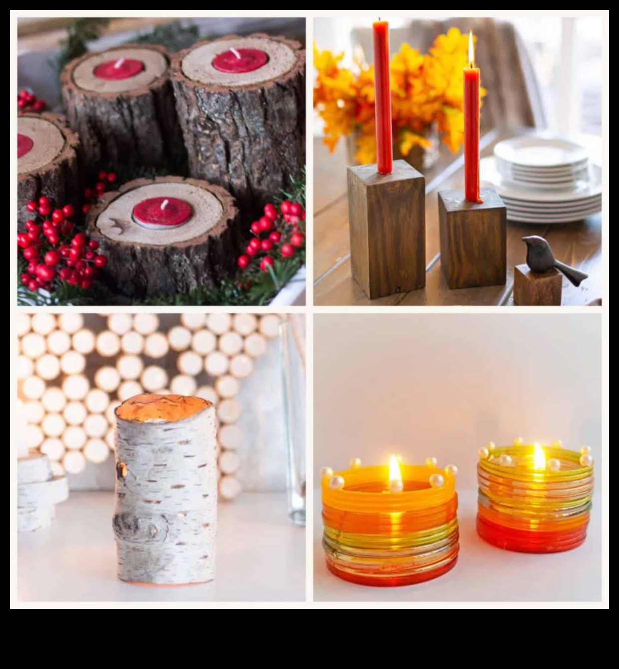 حرف يدوية بالشموع 10 أفكار سهلة ومبتكرة 2 مصنوعات الشموع الموسمية: مشاريع DIY لإضاءة منزلك