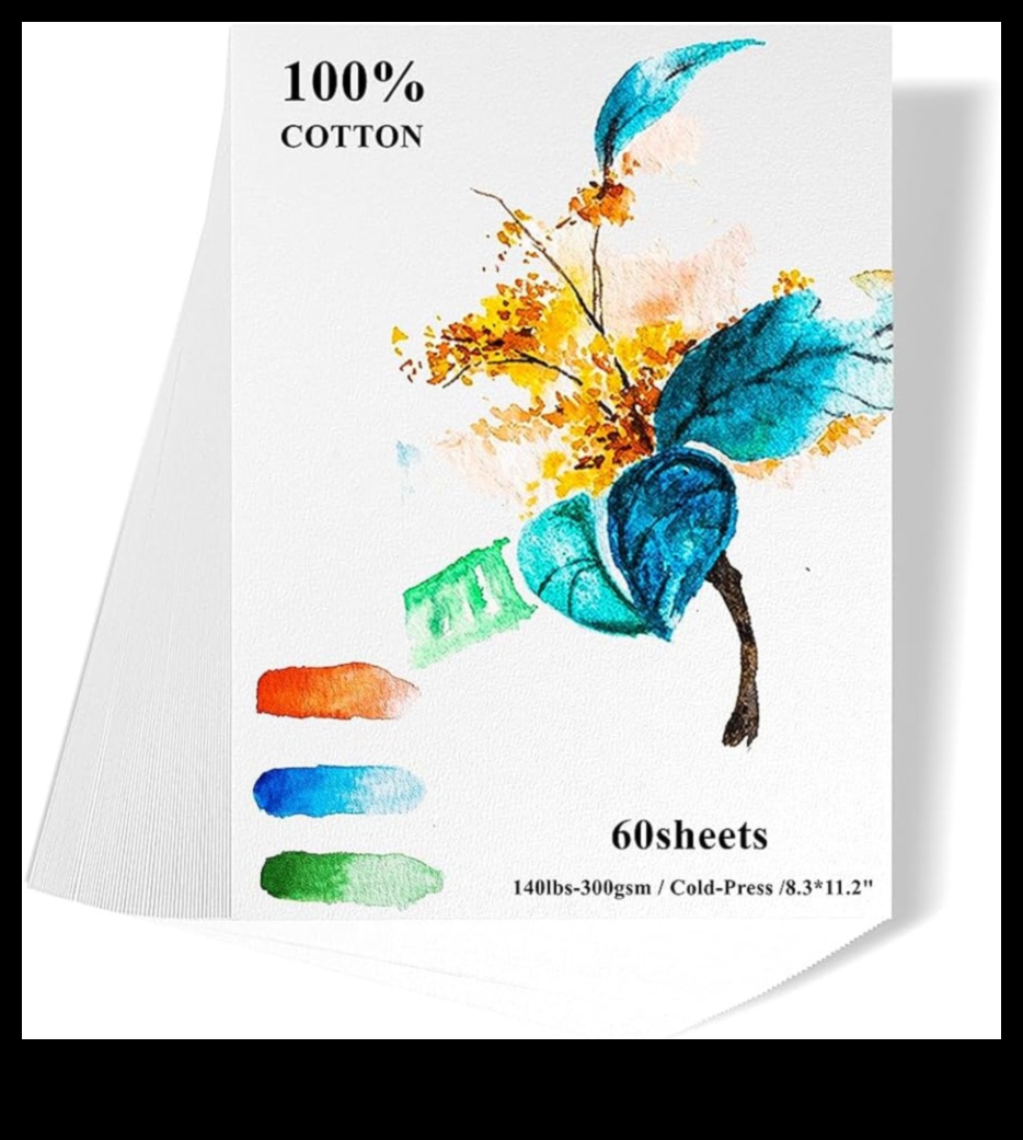 الصياغة باستخدام ورق الألوان المائية: إنشاء تأثيرات مرسومة جميلة