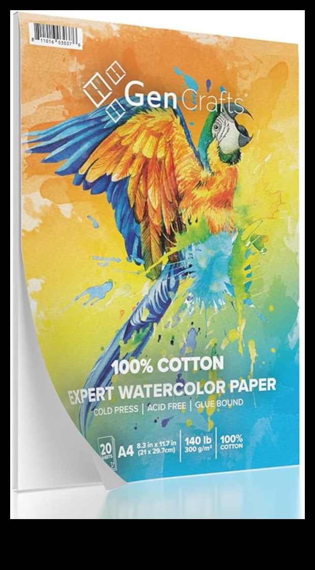 الصياغة باستخدام ورق الألوان المائية: إنشاء تأثيرات مرسومة جميلة