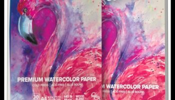 الصياغة باستخدام ورق الألوان المائية: إنشاء تأثيرات مرسومة جميلة