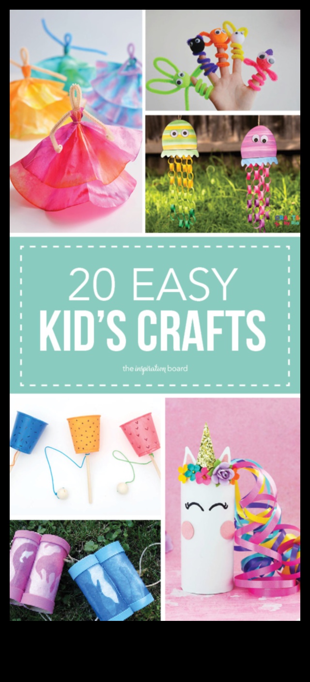 أعمال يدوية صديقة للأطفال: حرف يدوية بسيطة وآمنة للفنانين الشباب