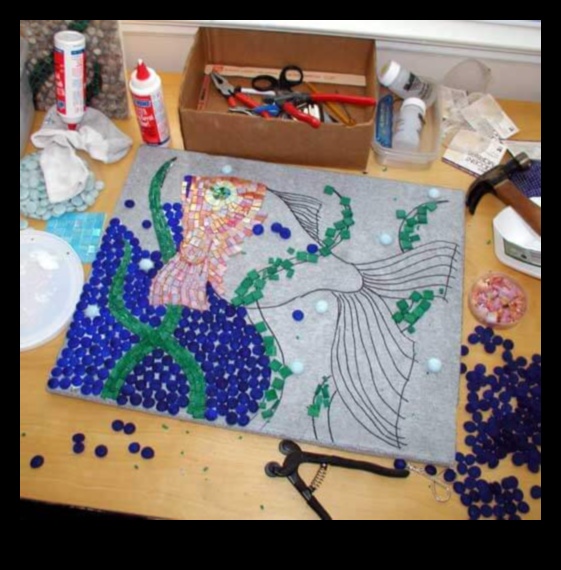 فسيفساء DIY خالية من الفوضى للأطفال: صياغة روائع ملونة