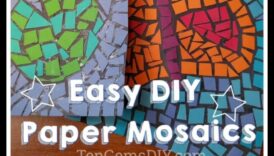 فسيفساء DIY خالية من الفوضى للأطفال: صياغة روائع ملونة