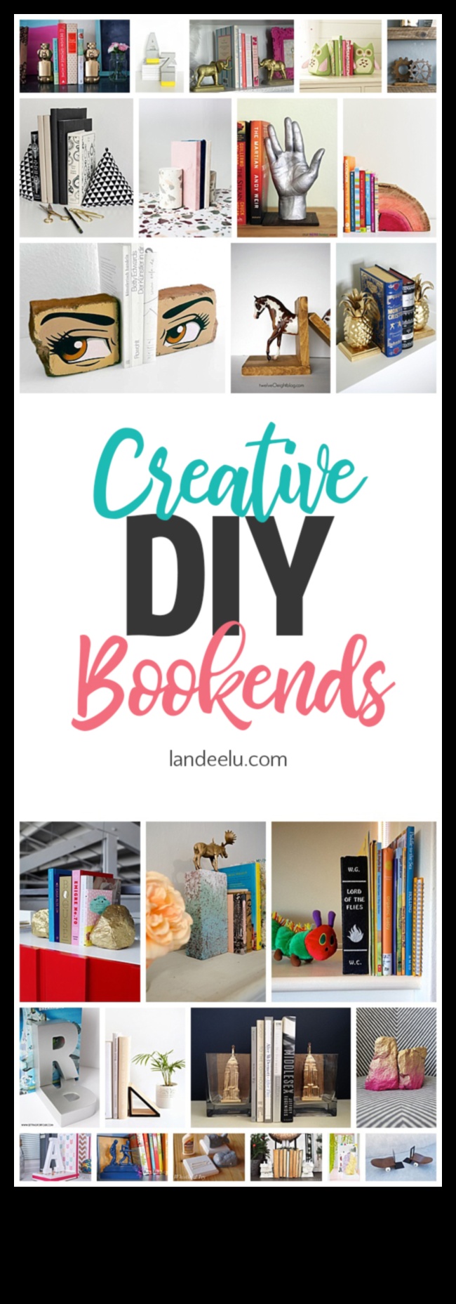 10 مساند كتب إبداعية يمكنك صنعها بنفسك لمنزلك 4 نهايات خشبية DIY: صياغة المسرات الأدبية لرفوفك